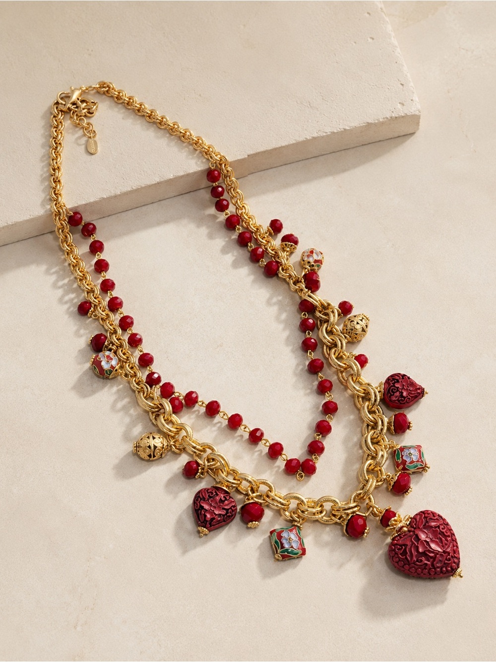 Jose & Maria Barrera Charm Necklace